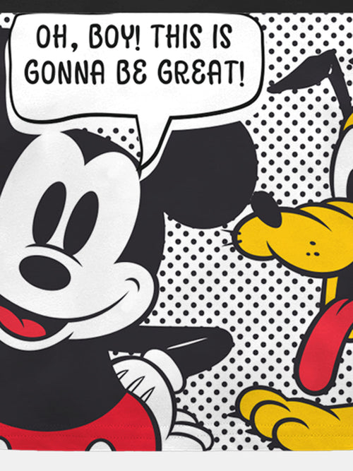 Mickey Black Full Sleeve Boys T-SHIRT