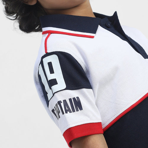 Capt America Boys Polo Tees  | Multi Color