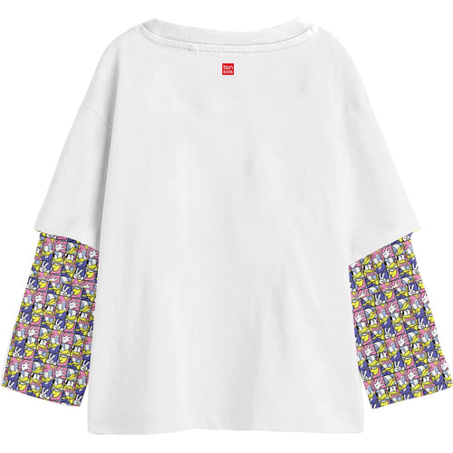 Girls Printed Full Sleeves Tshirt