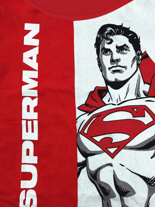 Superman Red/White Boys T-SHIRT