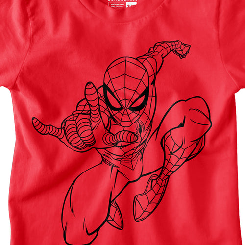 Boys SpiderMan Printed Tees