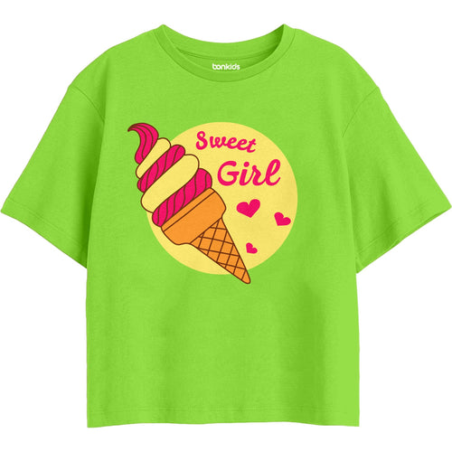 Girls Regular Boxy Tshirt
