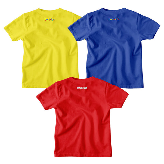 Batman Justice League Superman Boys Tshirt Combo Pack