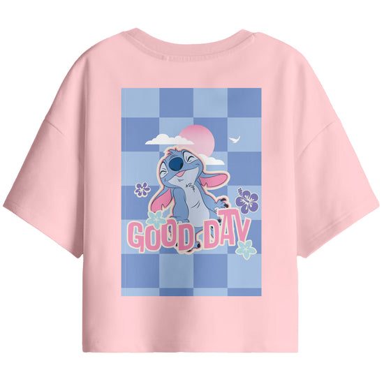 Girl Oversize Stitch Printed T-Shirt