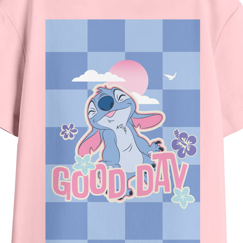 Girl Oversize Stitch Printed T-Shirt