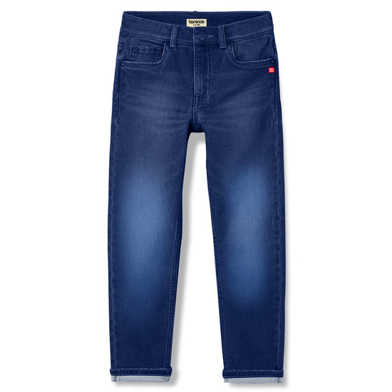 Boys Regular Dark Blue Denim Jeans