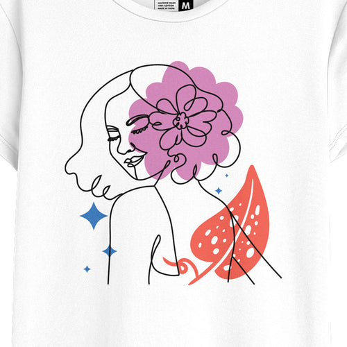 Flower Women Graphic Printed Tees