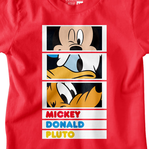 Boys Disney Mickey Mouse Printed Tees