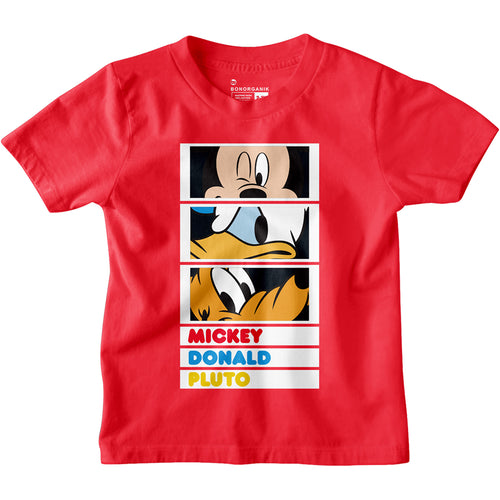 Boys Disney Mickey Mouse Printed Tees