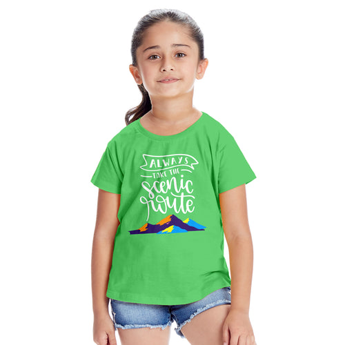 Always Take Scenic Route Matching Tees For Family