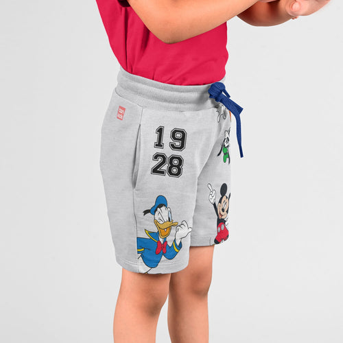 Mickey Donald Duck Grey Boys Shorts