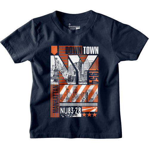 Boys NY Down Town Printed Tees