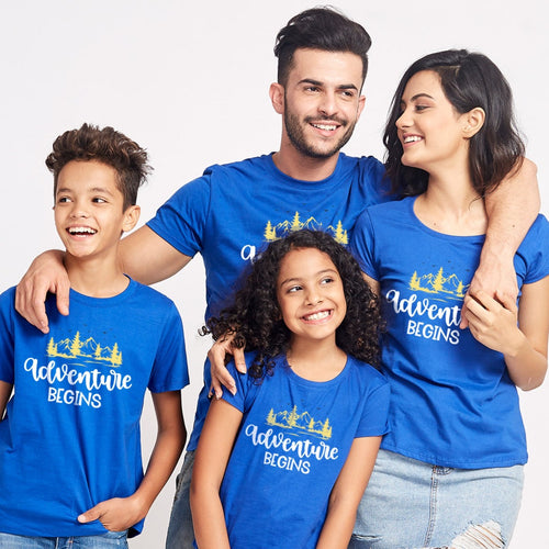 Adventure Begins Matching Tees For Family