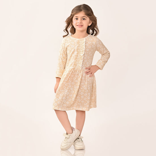 Girls Beige Dress