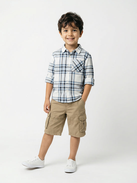 Boy's Shirts Multi Full sleeve Spread Collar
