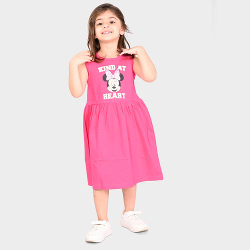 Girls Mini Mouse Printed Dress