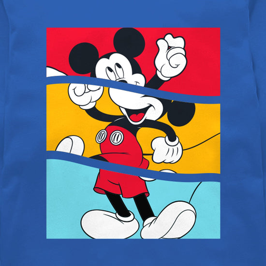 Mickey Blue Sleeve Boys T-SHIRT