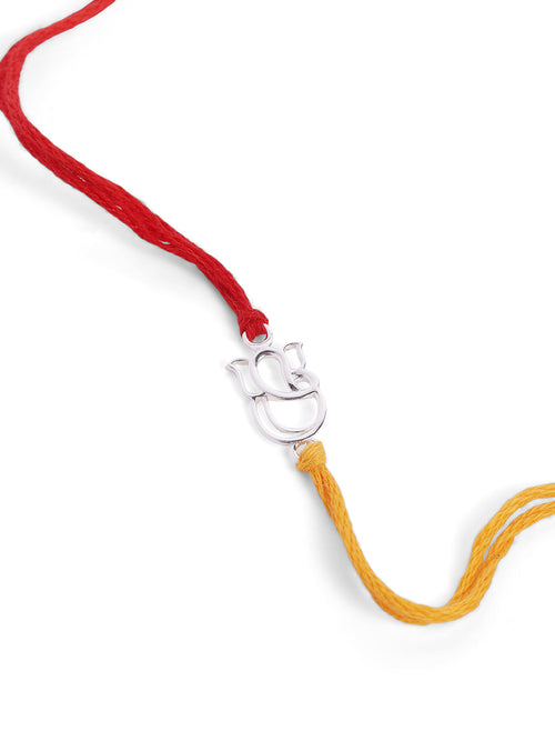 925 Silver-ganesha Rakhi for Kids