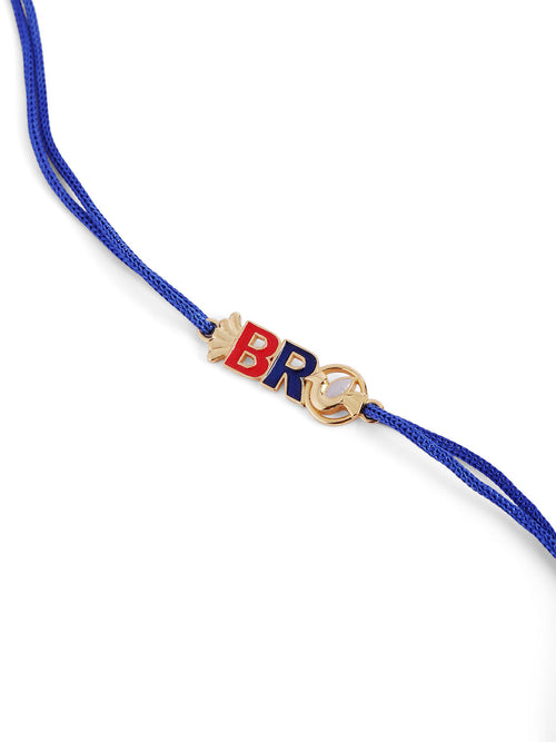 925 Silver-enamel "Bro" Rakhi for Kids