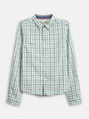 Boys Shirts White Stripes Full Sleeve