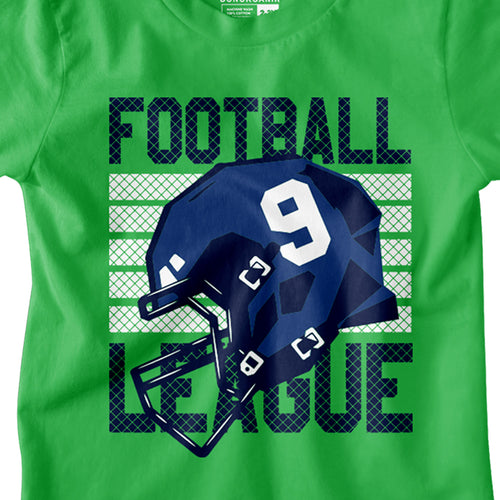 Boys FootBall League Printed Tees