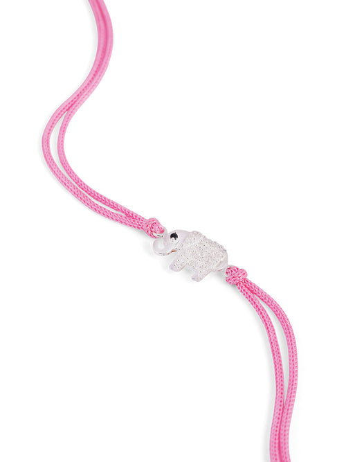 925 Silver-elephant Rakhi  for Kids with cubic zirconia