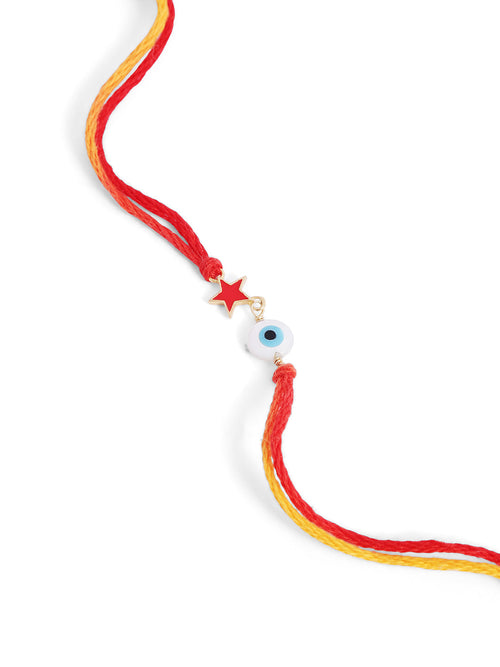 925 Silver-evil eye Rakhi for Kids