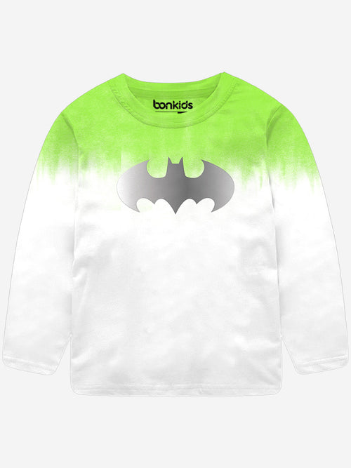 Batman Green/white Full Sleeve Tshirt