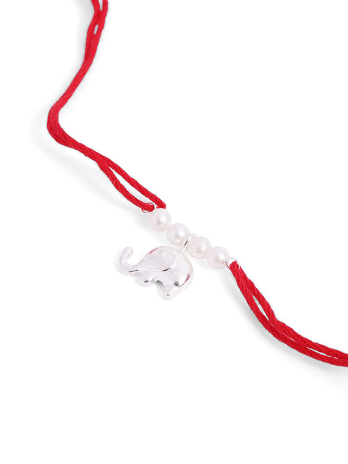 925 Silver-Elephant Rakhi for Kids