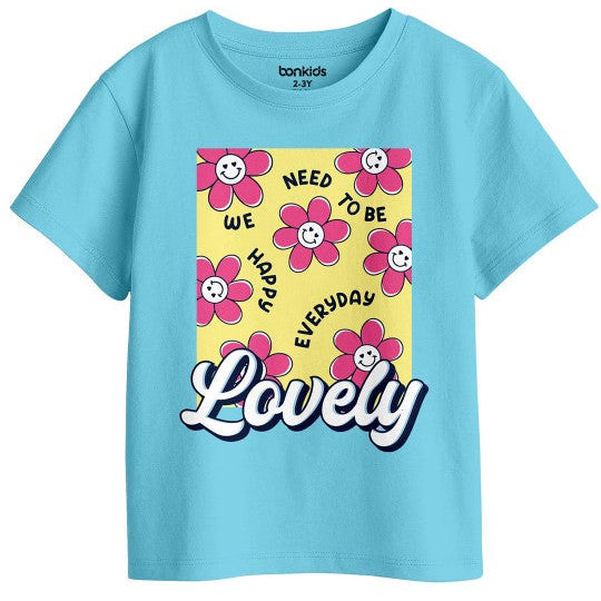 Girls Graphic Printed Tees