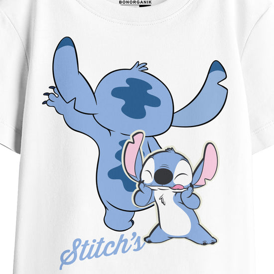 Girl Oversize Stitch Printed T-Shirt