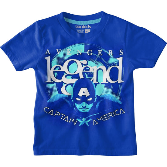 Legend Captain America Royal-Blue Boys T-SHIRT