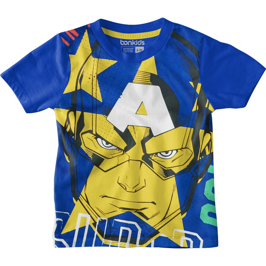 Captain America Royal-Blue Boys T-SHIRT