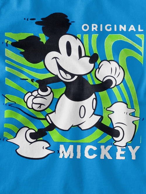Mickey Mouse Turq Blue Boys T-SHIRT