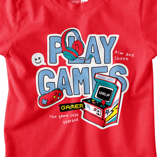 Boys Play Games Tees