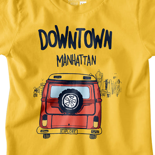 Boys Downtown Printed Tees