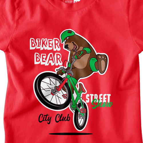 Boys Biker Bear Tees