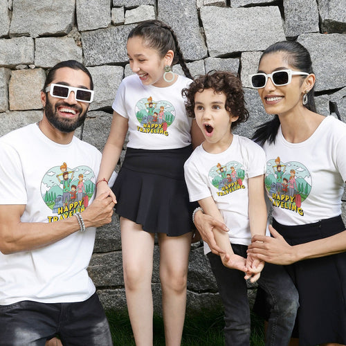 Happy Traveling Matching Tees For Family