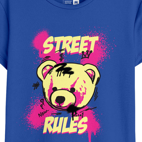 Street Rules Women Graphic Printed Tees