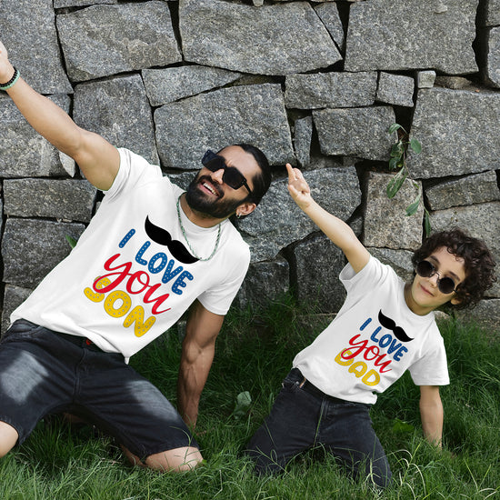 I Love You Dad And Son Tees