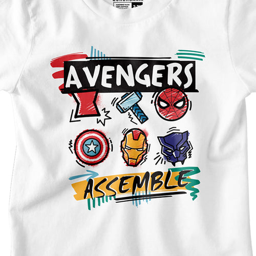 Boys Avengers Printed Tees