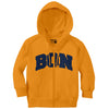 BOYS Embroidery Orange ZIPPER HOODIE