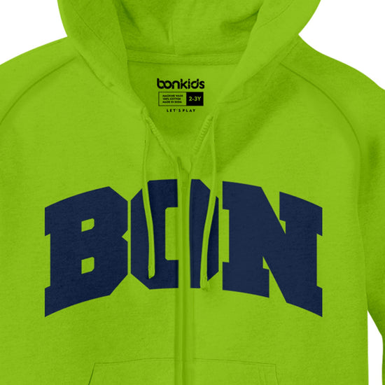 BOYS Embroidery ZIPPER HOODIE