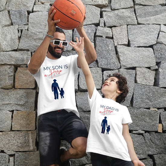 My Dad And Son A Hero Dad And Son Tees