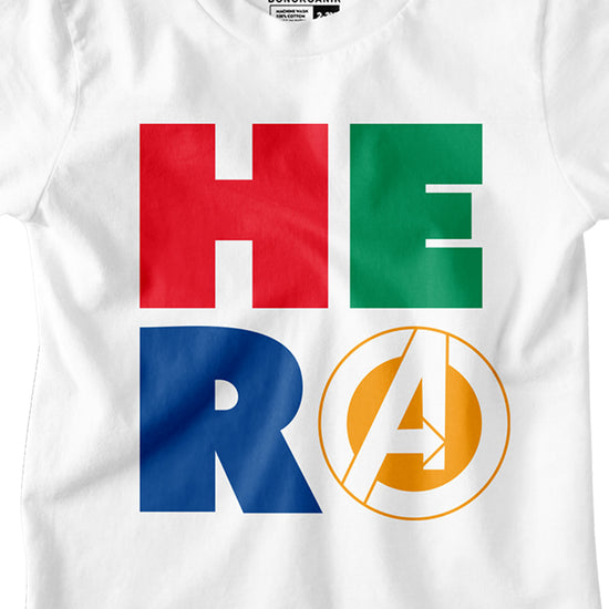 Boys Hero Printed Tees