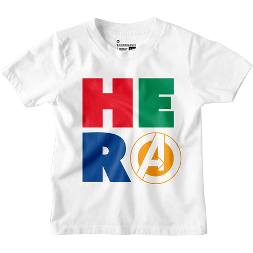 Boys Hero Printed Tees