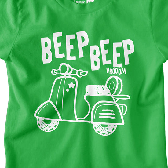 Boys Beep Beep Printed Tees