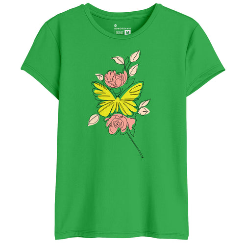 Butterfly Women Graphic Printed Tees