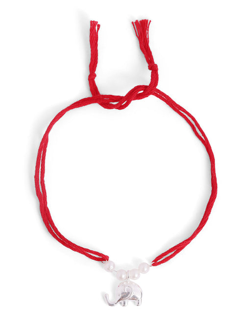925 Silver-Elephant Rakhi for Kids