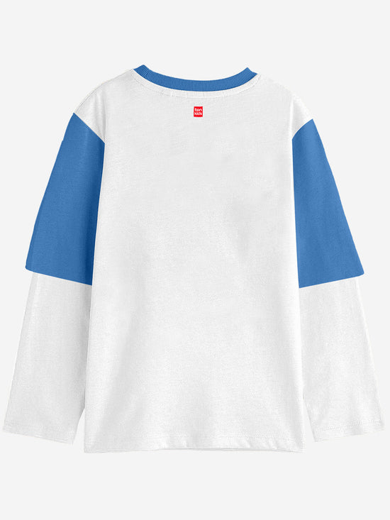 Avengers Full sleeve White/Blue Tshirt